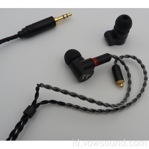 Earphone / Earbud Resolusi Tinggi dengan Kabel Yang Dapat Dilepas